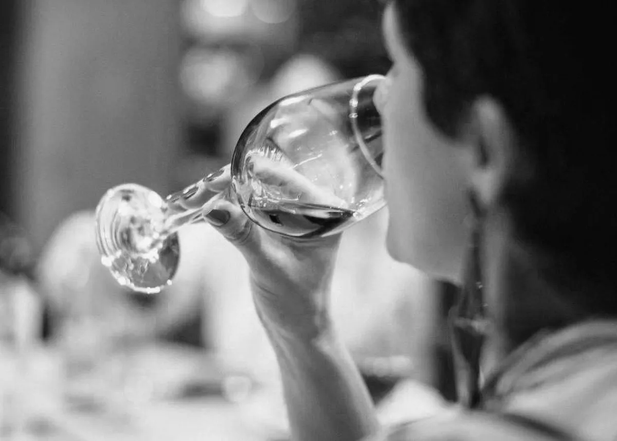 Person Drinking Debate Wine